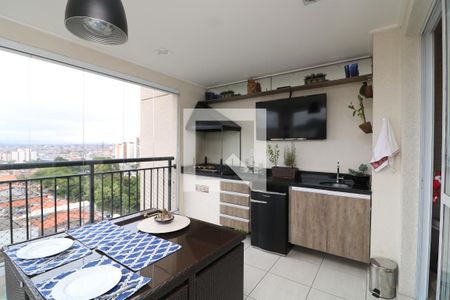 Varanda gourmet de apartamento à venda com 2 quartos, 70m² em Jardim Piqueroby, São Paulo