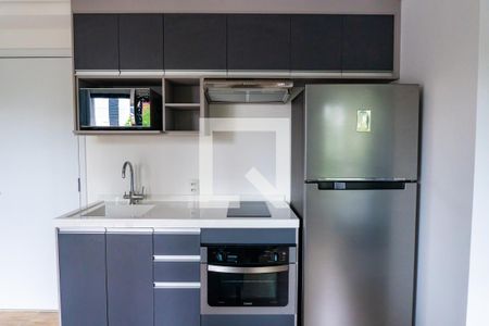 Sala/Cozinha de apartamento para alugar com 1 quarto, 26m² em Mirandópolis, São Paulo