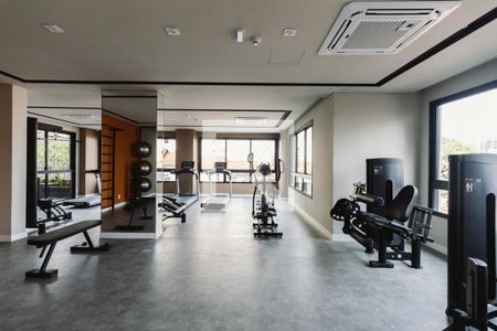 Studio para alugar com 24m², 1 quarto e sem vaga Studio para alugar com 24m², 1 quarto e sem vagaAcademia