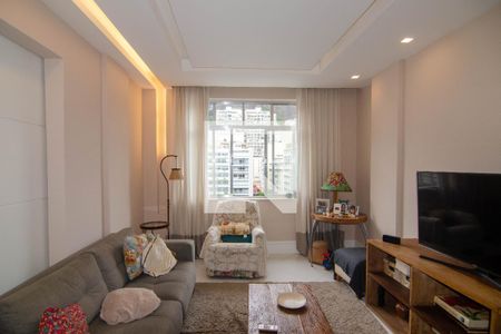 Sala de apartamento à venda com 3 quartos, 135m² em Copacabana, Rio de Janeiro