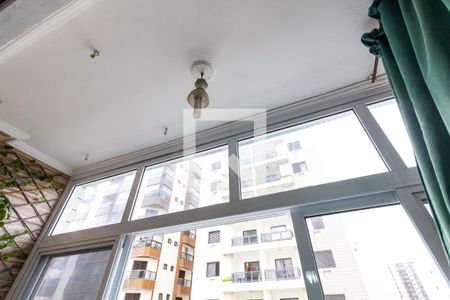 Apartamento para alugar com 58m², 1 quarto e 1 vagaDetalhe da varanda do quarto