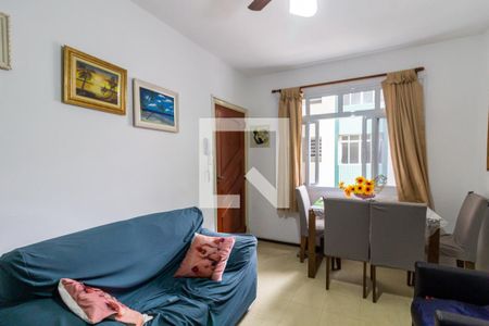 Sala de apartamento para alugar com 1 quarto, 58m² em Guilhermina, Praia Grande