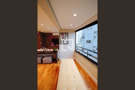 Varanda da Sala de apartamento para alugar com 2 quartos, 105m² em Vila Andrade, São Paulo