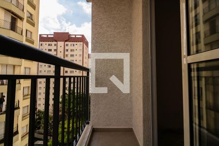 Varanda da Sala de apartamento à venda com 2 quartos, 36m² em Jardim Oriental, São Paulo