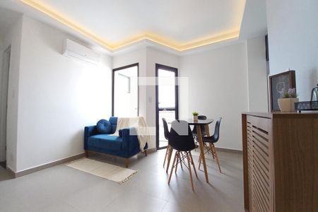 Sala de apartamento para alugar com 1 quarto, 45m² em Jardim do Trevo, Campinas