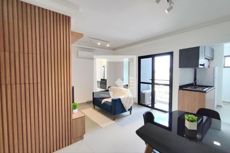 Sala de apartamento para alugar com 1 quarto, 45m² em Jardim do Trevo, Campinas
