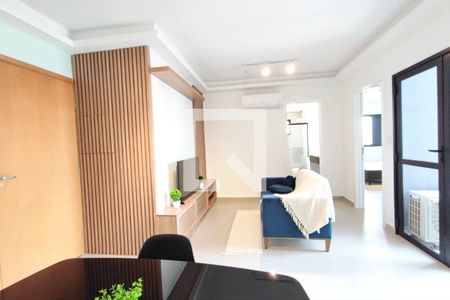 Sala de apartamento para alugar com 1 quarto, 45m² em Jardim do Trevo, Campinas