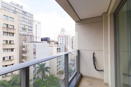Sacada de apartamento à venda com 1 quarto, 25m² em Consolação, São Paulo