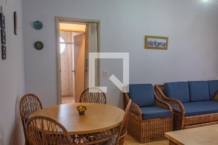 Sala de apartamento para alugar com 1 quarto, 47m² em Enseada, Guarujá