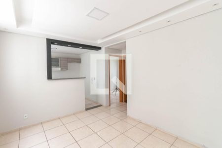 Sala de apartamento à venda com 2 quartos, 52m² em Califórnia, Contagem