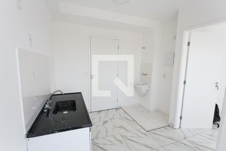 Sala / cozinha / Serviço de apartamento para alugar com 1 quarto, 24m² em Vila Nova das Belezas, São Paulo