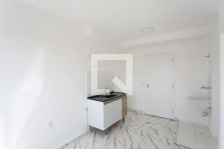 Sala / cozinha / Serviço de apartamento para alugar com 1 quarto, 24m² em Vila Nova das Belezas, São Paulo