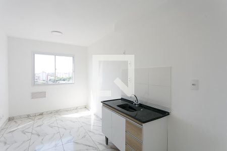 Sala / cozinha / Serviço de apartamento para alugar com 1 quarto, 24m² em Vila Nova das Belezas, São Paulo