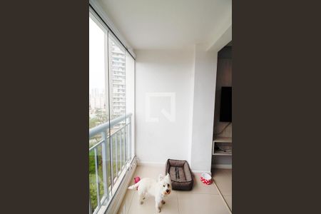 Varanda da Sala de apartamento à venda com 2 quartos, 47m² em Vila Andrade, São Paulo