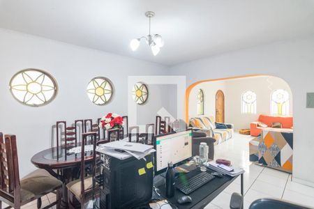 Sala de Jantar de casa à venda com 3 quartos, 300m² em Vila Scarpelli, Santo André