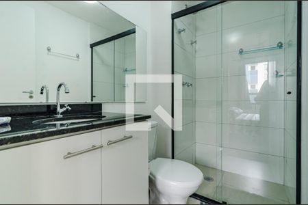 Banheiro de apartamento à venda com 1 quarto, 24m² em Pinheiros, São Paulo