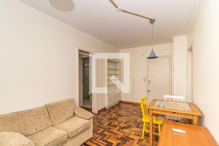 Sala de apartamento à venda com 1 quarto, 36m² em Petrópolis, Porto Alegre