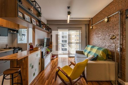 Sala de apartamento para alugar com 1 quarto, 52m² em Empresarial 18 do Forte, Barueri