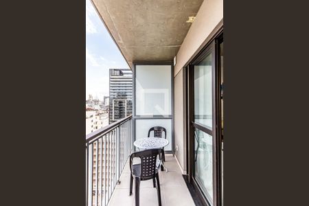 Apartamento para alugar com 30m², 1 quarto e sem vagaVaranda