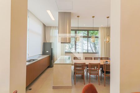 Studio para alugar com 22m², 1 quarto e sem vagaomum - Salão de festas