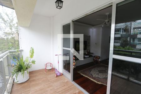 Varanda da Sala de apartamento para alugar com 3 quartos, 185m² em Barra da Tijuca, Rio de Janeiro