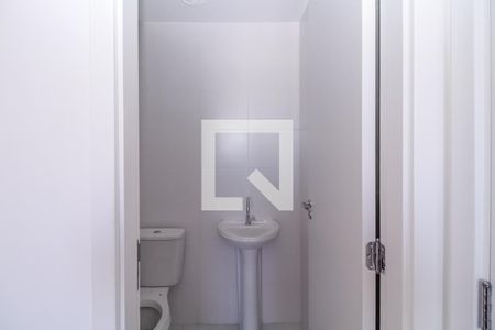 Banheiro da Suíte de apartamento à venda com 1 quarto, 28m² em Jardim Planalto, São Paulo