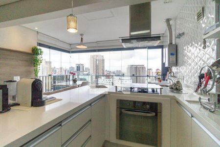 Sala e cozinha de apartamento para alugar com 1 quarto, 38m² em Liberdade, São Paulo