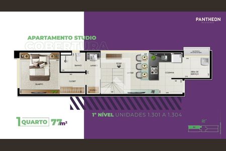 Apartamento à venda com 2 quartos, 77m² em Barro Preto, Belo Horizonte