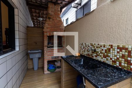 Apartamento para alugar com 50m², 1 quarto e 1 vagaDetalhe da área de serviço/churrasqueira