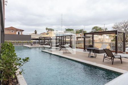 Studio para alugar com 43m², 1 quarto e 1 vagaPiscina