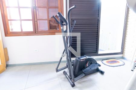 Casa à venda com 227m², 3 quartos e 2 vagasDetalhe da sala fitness