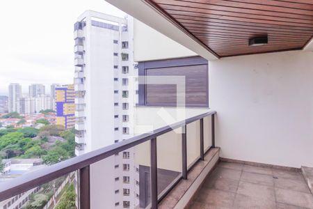 Varanda da Sala de apartamento para alugar com 3 quartos, 194m² em Jardim Avelino, São Paulo