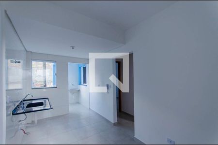 Sala e Cozinha Integrada  de apartamento à venda com 2 quartos, 24m² em Parque Paineiras, São Paulo