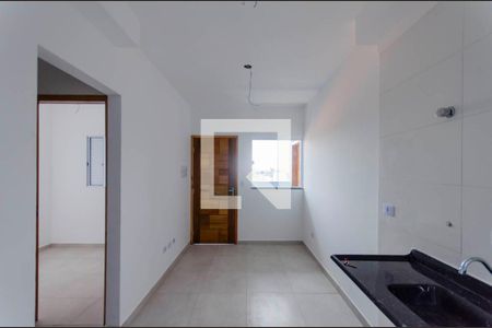 Sala e Cozinha Integrada  de apartamento à venda com 2 quartos, 34m² em Parque Paineiras, São Paulo