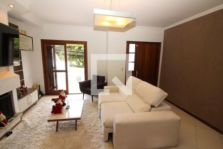 Sala de Estar de casa de condomínio para alugar com 3 quartos, 263m² em Campo Novo, Porto Alegre