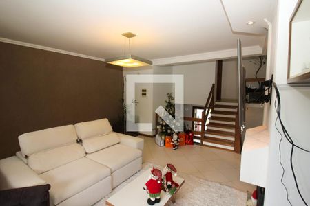 Sala de Estar de casa de condomínio para alugar com 3 quartos, 263m² em Campo Novo, Porto Alegre