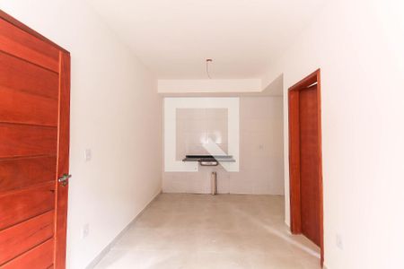 Sala/Cozinha de apartamento à venda com 1 quarto, 25m² em Vila Bertioga, São Paulo