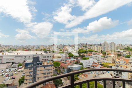 Vista da Sala de apartamento à venda com 1 quarto, 38m² em Jardim Botânico, Porto Alegre