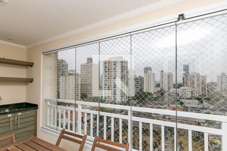 Varanda da Sala de apartamento à venda com 2 quartos, 98m² em Vila Cordeiro, São Paulo