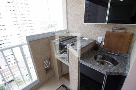 Varanda - Churrasqueira de apartamento à venda com 3 quartos, 74m² em Brás, São Paulo