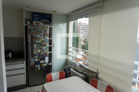 Varanda da Sala de apartamento para alugar com 2 quartos, 54m² em Bela Vista, São Paulo