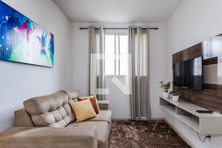 Sala de Estar de apartamento para alugar com 2 quartos, 48m² em Vila Mogilar, Mogi das Cruzes