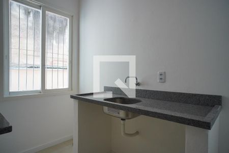 Sala - Cozinha de apartamento à venda com 1 quarto, 43m² em São Geraldo, Porto Alegre