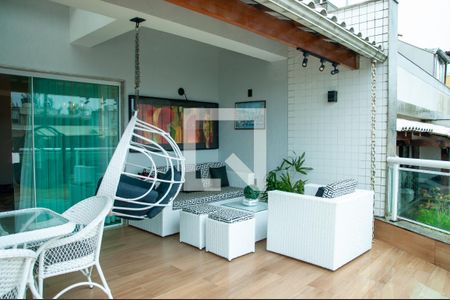 Varanda da Sala de apartamento à venda com 3 quartos, 406m² em Recreio dos Bandeirantes, Rio de Janeiro