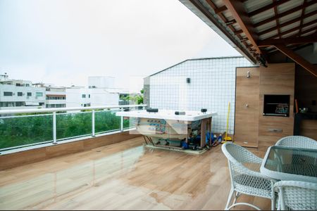 Varanda da Sala de apartamento à venda com 3 quartos, 406m² em Recreio dos Bandeirantes, Rio de Janeiro