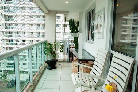 Varanda da Sala de apartamento para alugar com 3 quartos, 85m² em Recreio dos Bandeirantes, Rio de Janeiro