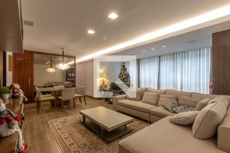 Sala de apartamento à venda com 3 quartos, 113m² em Vila da Serra, Nova Lima