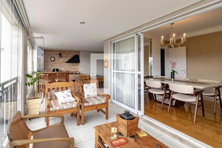 Varanda Gourmet da Sala de apartamento à venda com 4 quartos, 170m² em Ipiranga, São Paulo