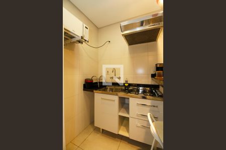 Sala/Cozinha de kitnet/studio para alugar com 1 quarto, 28m² em Bela Vista, São Paulo