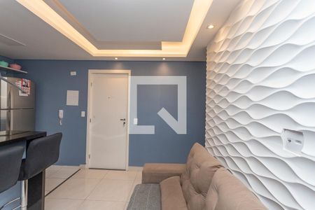 Sala  de apartamento à venda com 2 quartos, 43m² em Piraporinha, Diadema